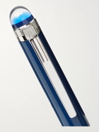 MONTBLANC - StarWalker Blue Planet Resin and Platinum-Plated Ballpoint Pen - Blue