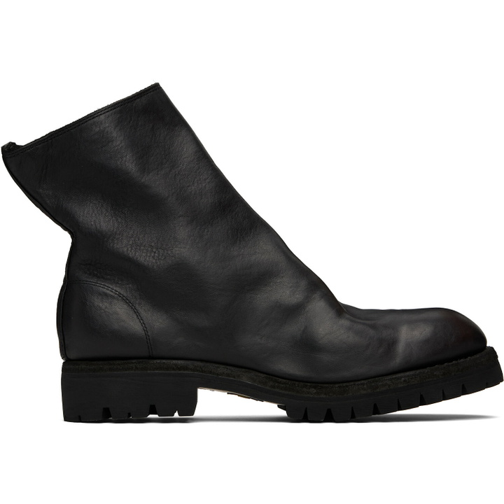 Photo: Guidi Black Side Zip Boots