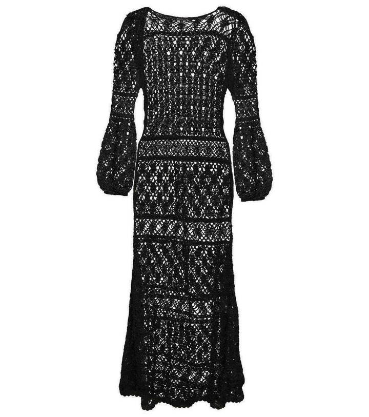 Photo: Anna Kosturova Bianca crochet maxi dress