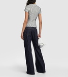 Jean Paul Gaultier Lurex striped top