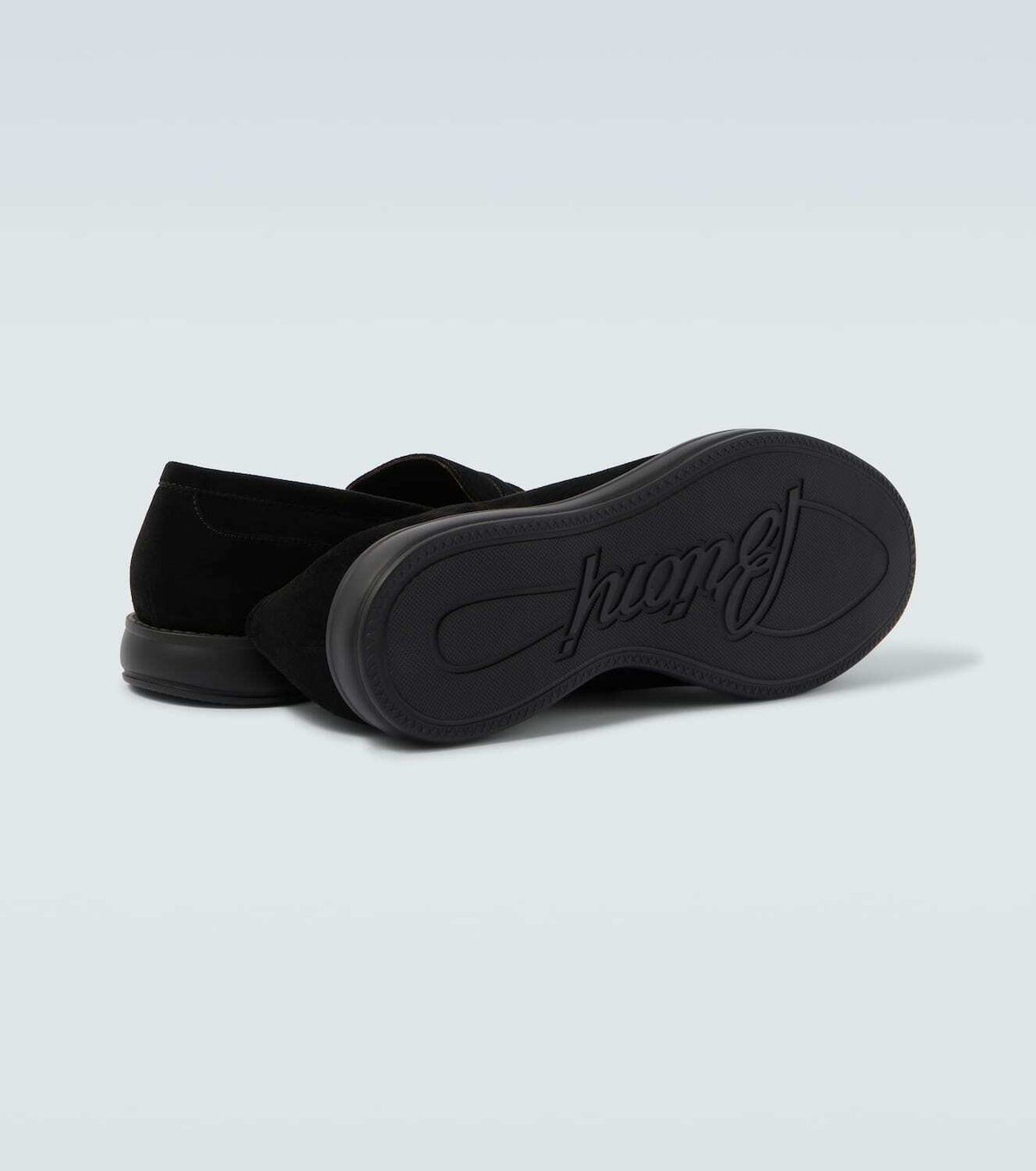 Brioni Suede penny loafers