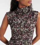 Loewe Printed mockneck maxi dress
