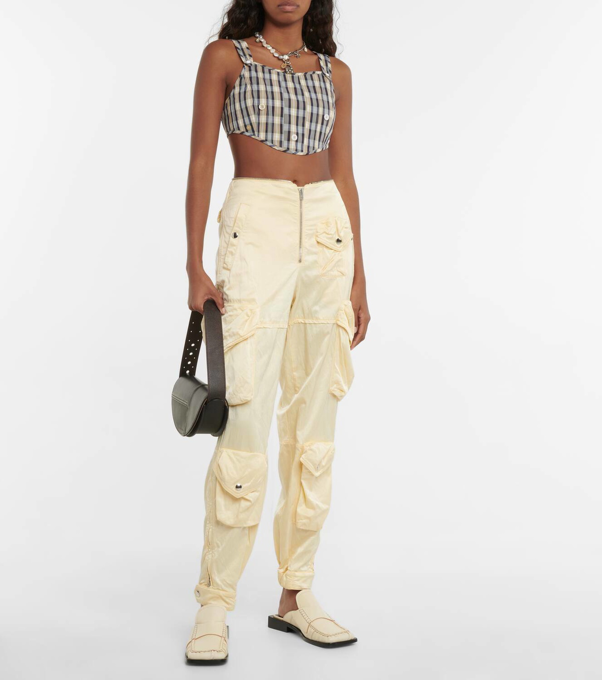 Acne Studios Satin cargo pants