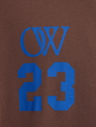 OFF-WHITE - 23 Varsity Skate Cotton T-shirt