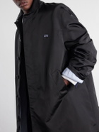 LOEWE - Logo-Embroidered Twill Trench Coat - Black