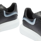Alexander McQueen Men's Degrade Heel Oversized Sneakers in Black/Silver