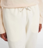 The Row Teo cotton and cashmere sweatpants