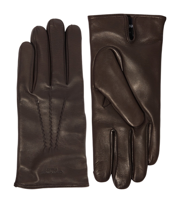 Photo: Giorgio Armani Cashmere-lined leather gloves