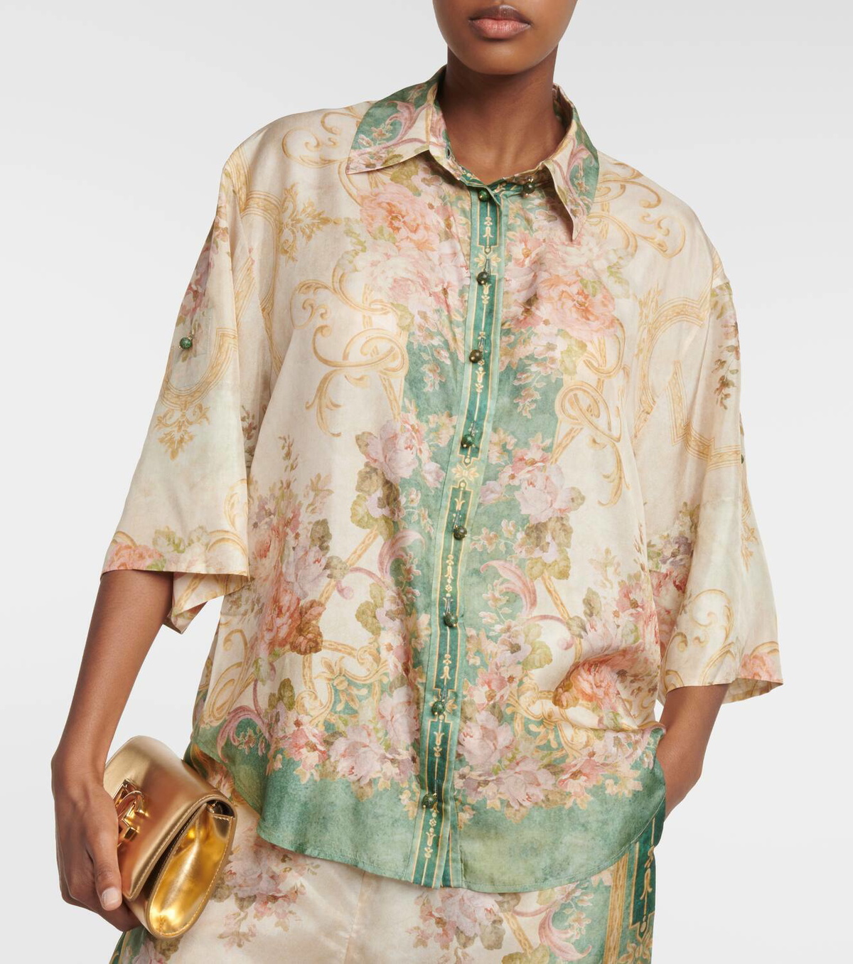 Zimmermann August printed silk shirt Zimmermann