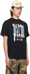 Palm Angels Black Gothic T-Shirt