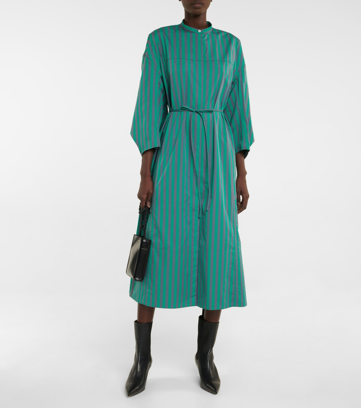 jil sander leather ankle boots