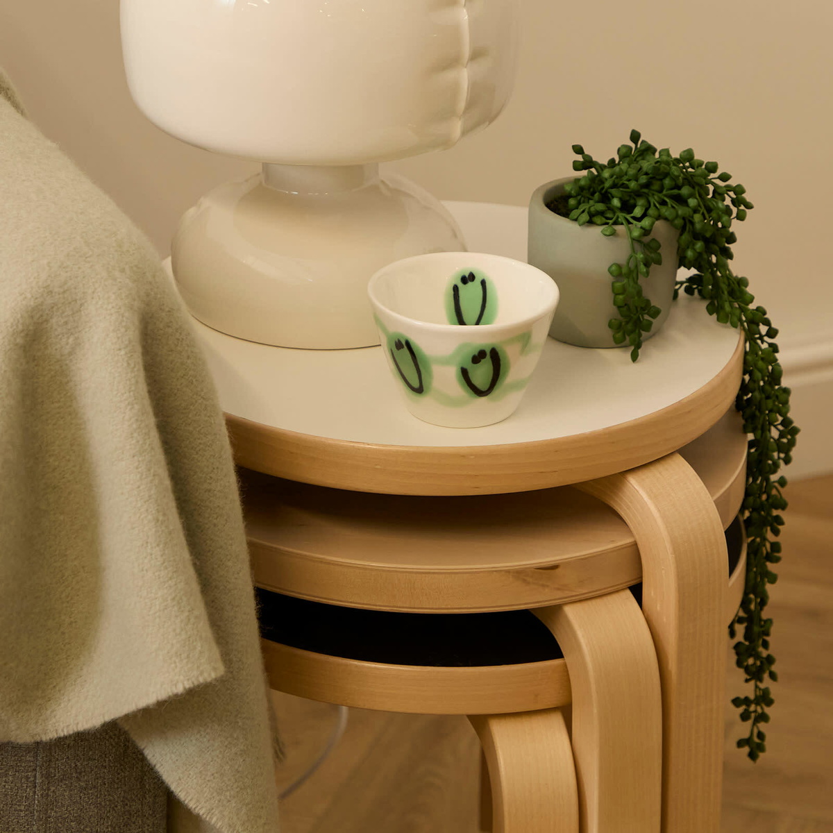 Frizbee Ceramics x END. Super Cup Large - 250ml in Green Grass 