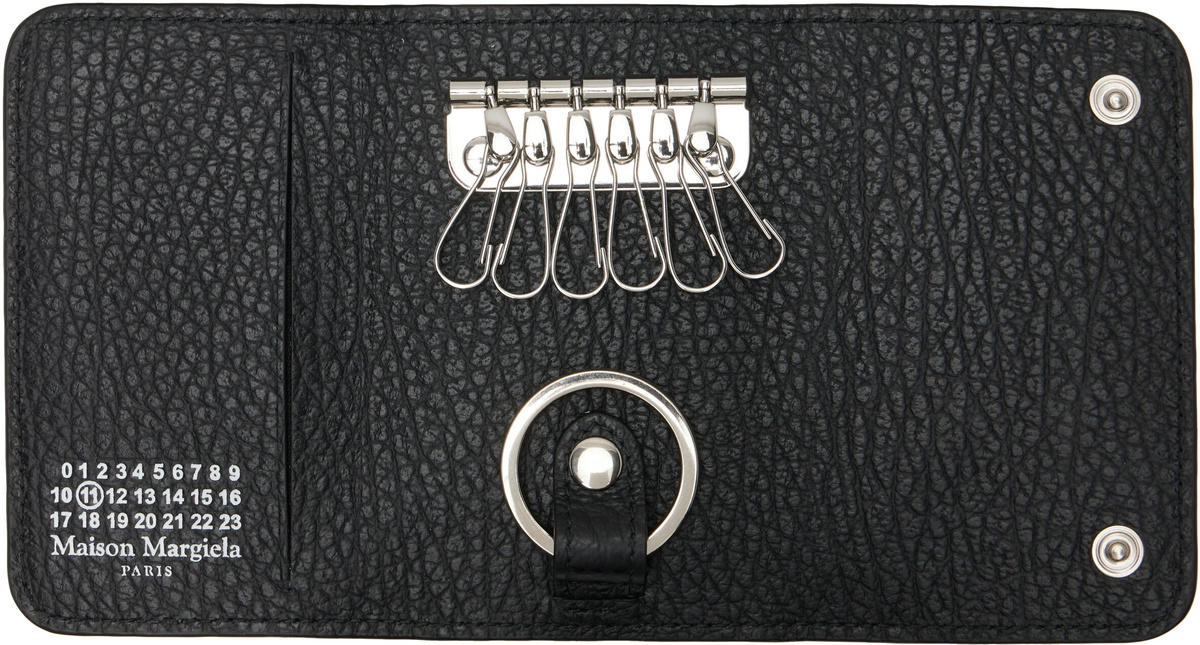 Maison Margiela Black Four Stitches Key Case