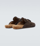 Tom Ford - Suede and shearling mules