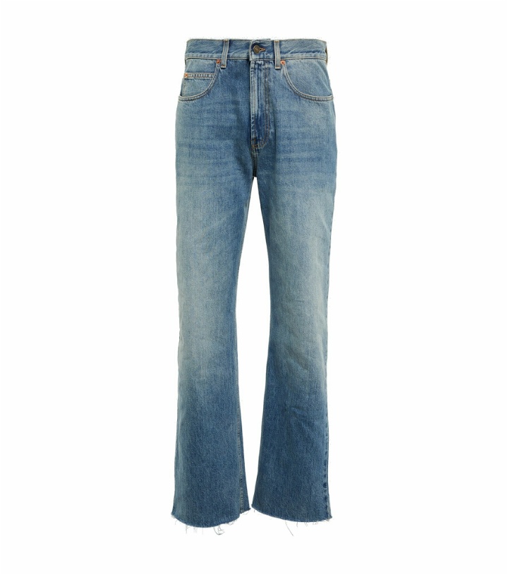 Photo: Gucci - Mid-rise straight jeans