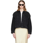 ANINE BING Black Quincy Denim Jacket