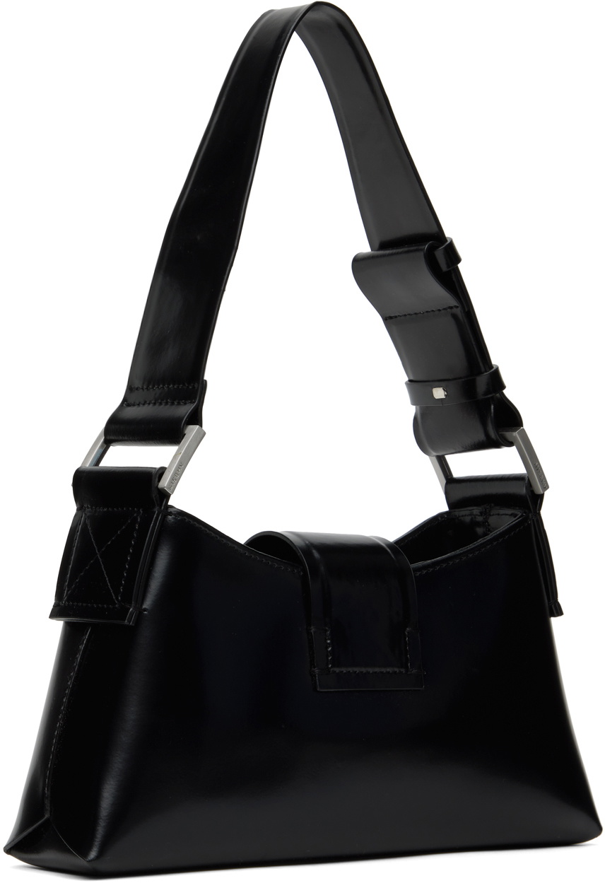 MISBHV Black Leather Small Shoulder Bag