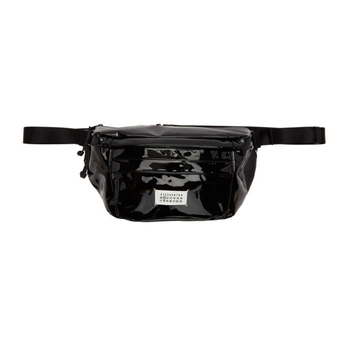 Photo: Maison Margiela Black Medium Patent Leather Bum Bag