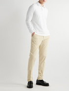 Incotex - Slim-Fit Ice Cotton-Jersey Polo Shirt - White