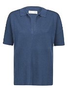 SKILLS&GENES - V-necked Polo Shirt