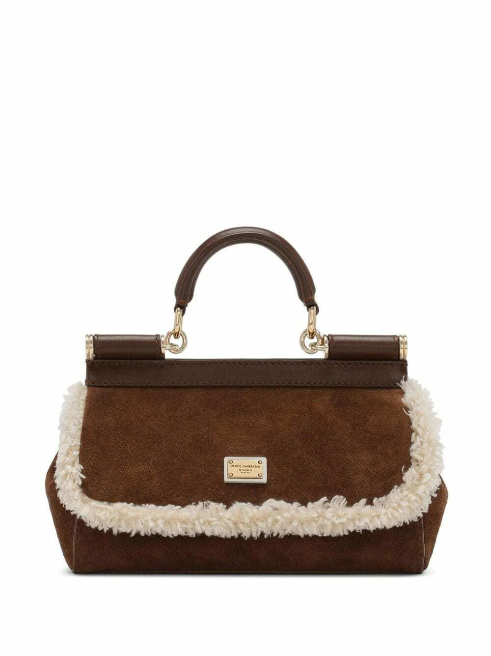 Dolce & Gabbana Medium Sicily Handbag in Natural