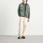 C.P. Company Men's Flatt Nylon Mixed Goggle Overshirt in Laurel Wreath