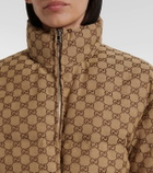 Gucci GG Canvas bomber jacket