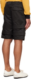 Olly Shinder Black Strap Shorts
