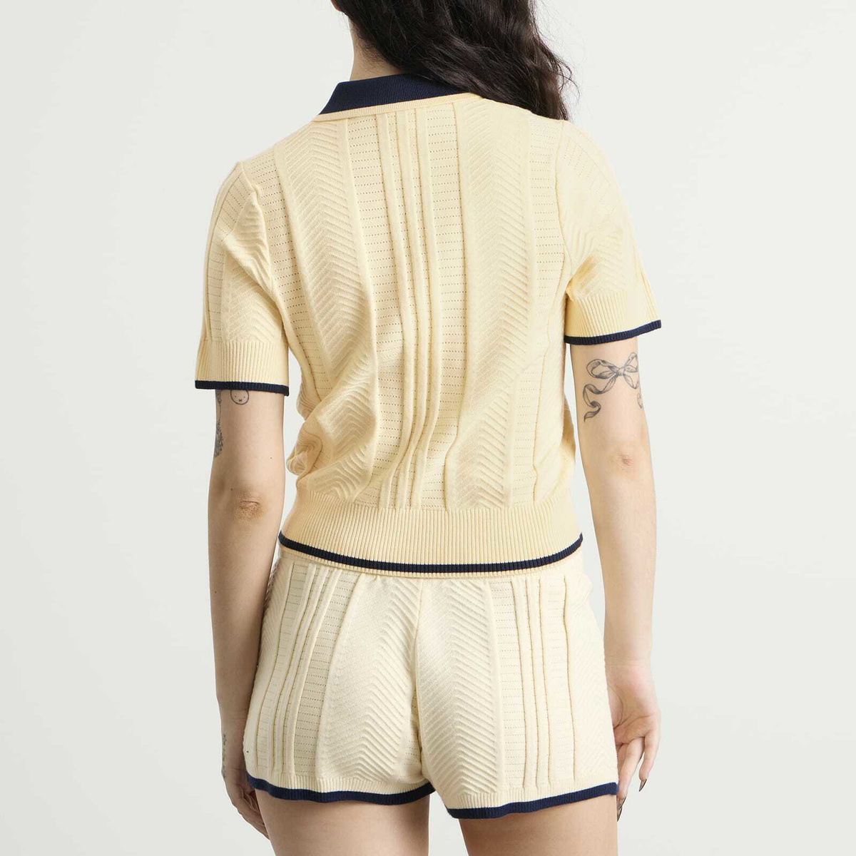 Adidas Women's Polo Shirt in Warm Vanilla