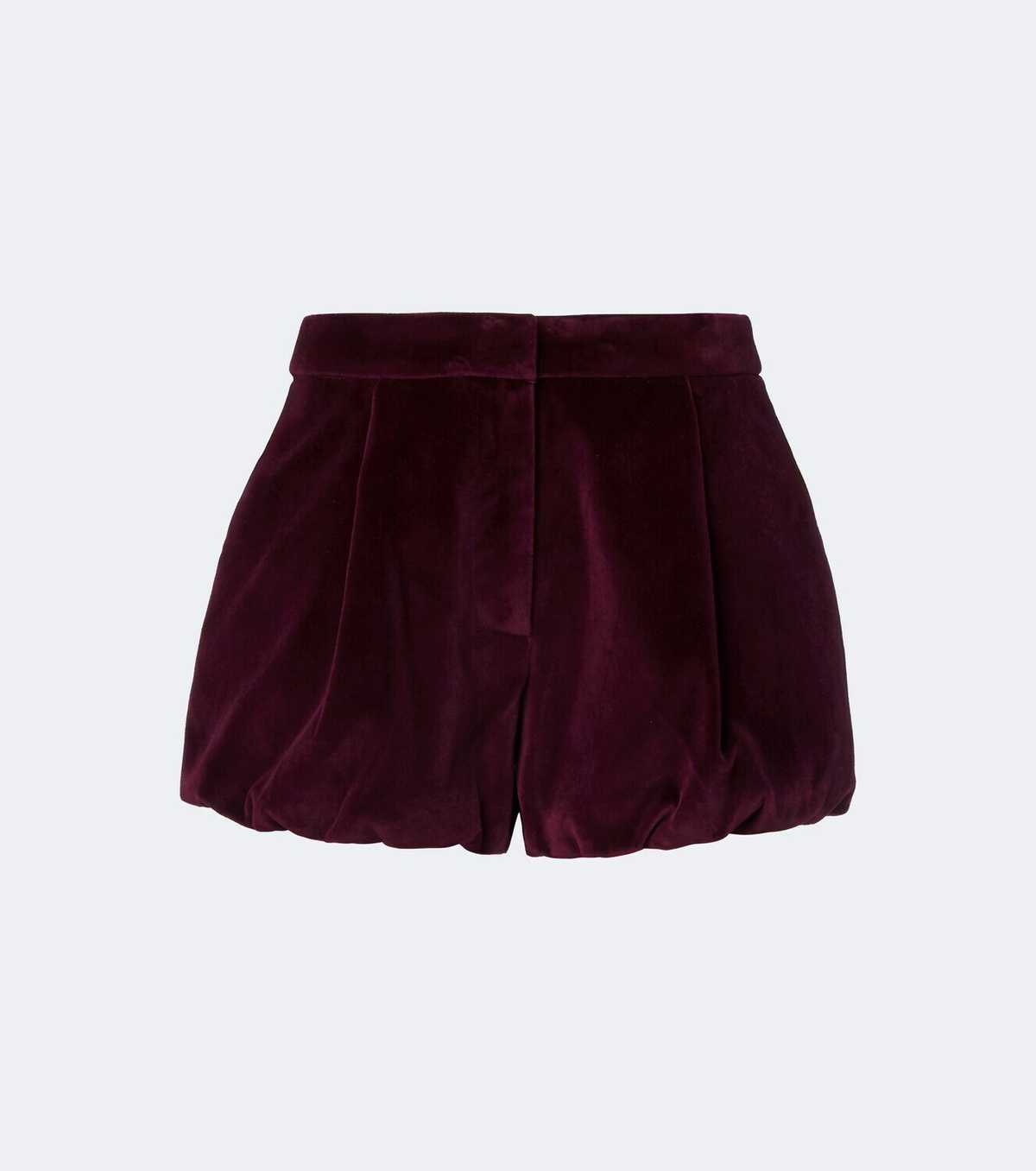 Posse Maria cotton velvet balloon shorts