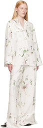 Erdem White Pyjama Trousers