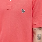 Paul Smith Men's Regular Fit Zebra Polo Shirt in Pink