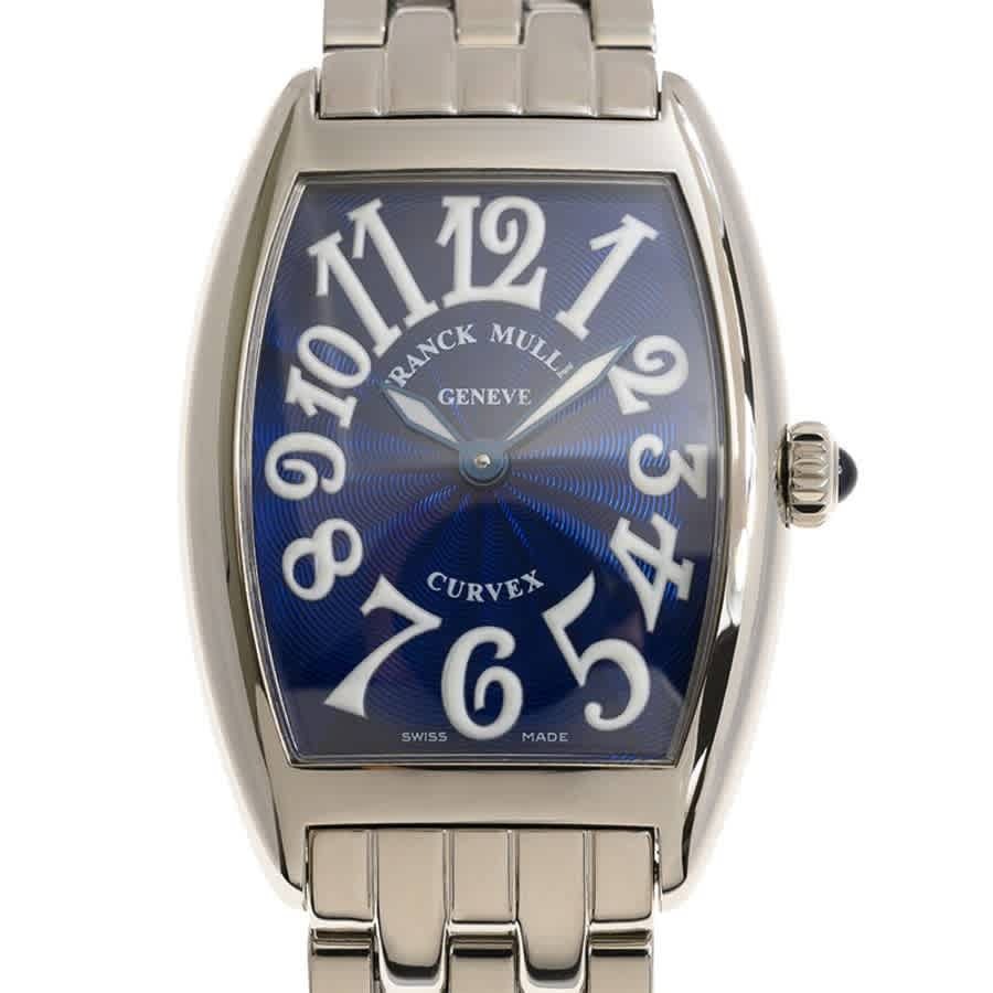 Franck Muller Cintree Curvex Quartz Blue Dial Unisex Watch 1752BQZ(AC)-BL