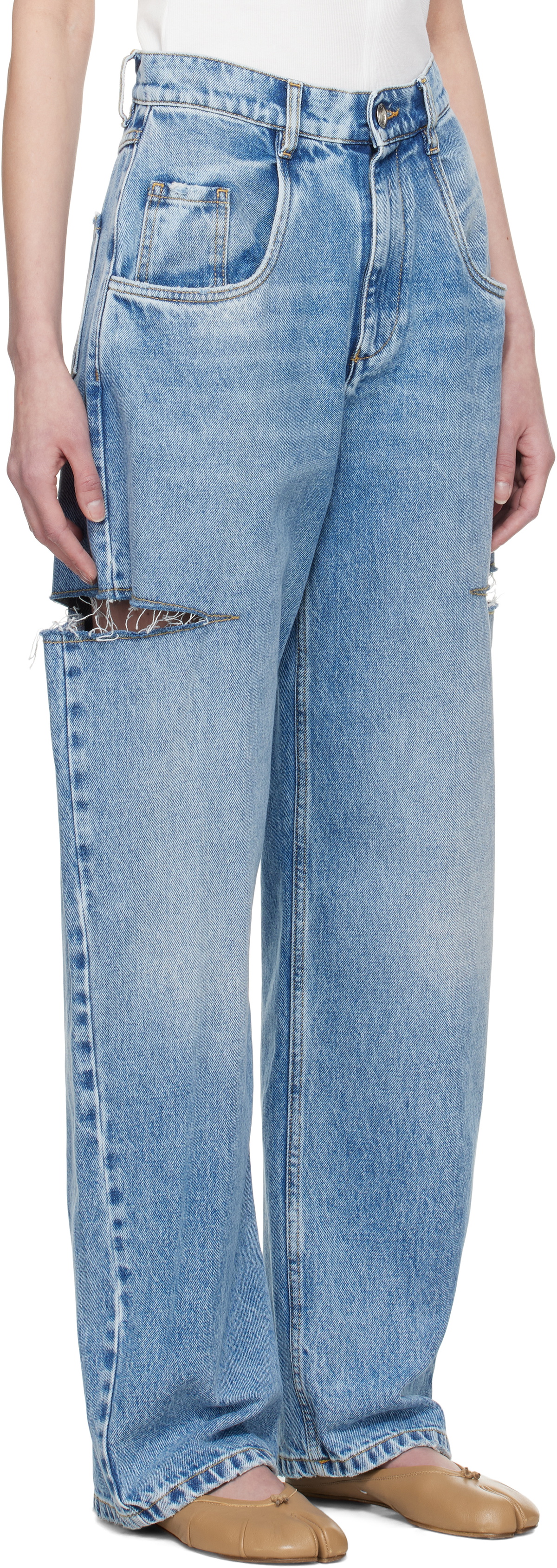 Maison Margiela Blue Slash Jeans