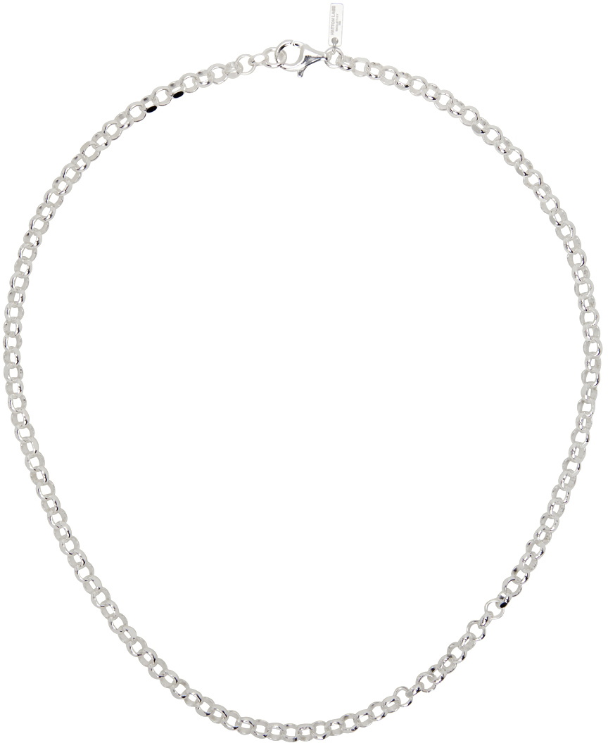 Hatton Labs Silver Belcher Chain Necklace