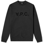 A.P.C. Men's VPC Logo Sweat in Black