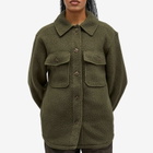 Patagonia Women's Retro Pile Shacket in Pine Needle Green