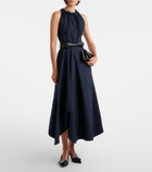 Givenchy Twisted Ribbon leather slingback pumps