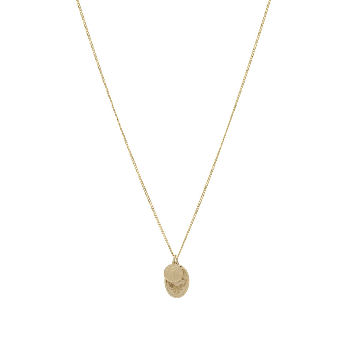 Miansai Men's Mini Dove Pendant Necklace in Gold