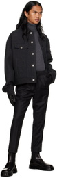 AMI Alexandre Mattiussi Gray Boxy-Fit Jacket