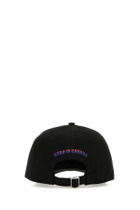 Dsquared2 Black Gabardine Baseball Cap