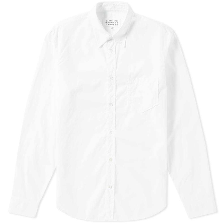 Photo: Maison Margiela 10 Long Sleeve Poplin Shirt White