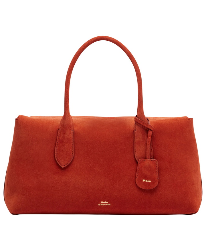 Photo: Polo Ralph Lauren Bellport Medium suede tote bag