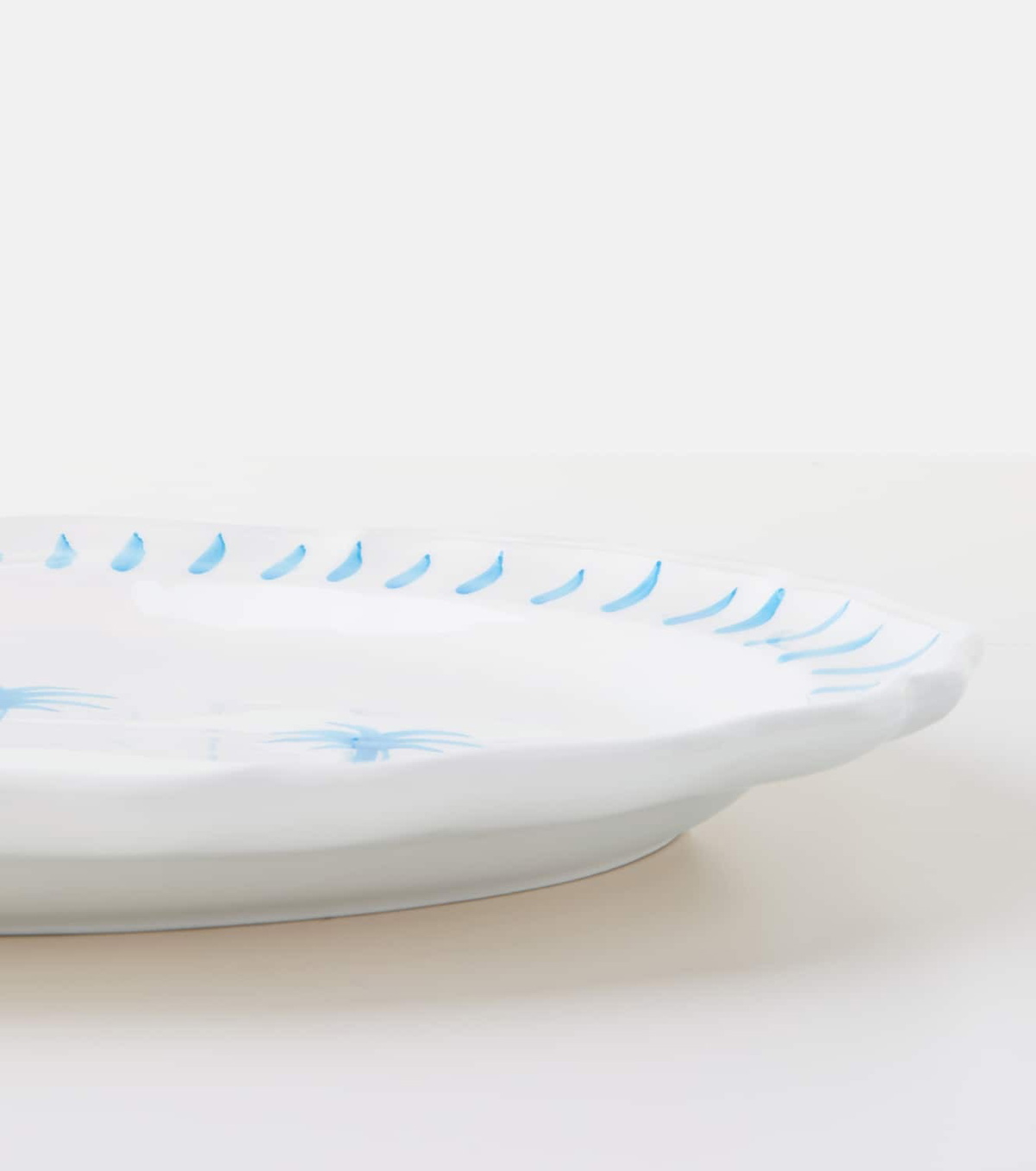 Les-Ottomans Palms painted ceramic tray