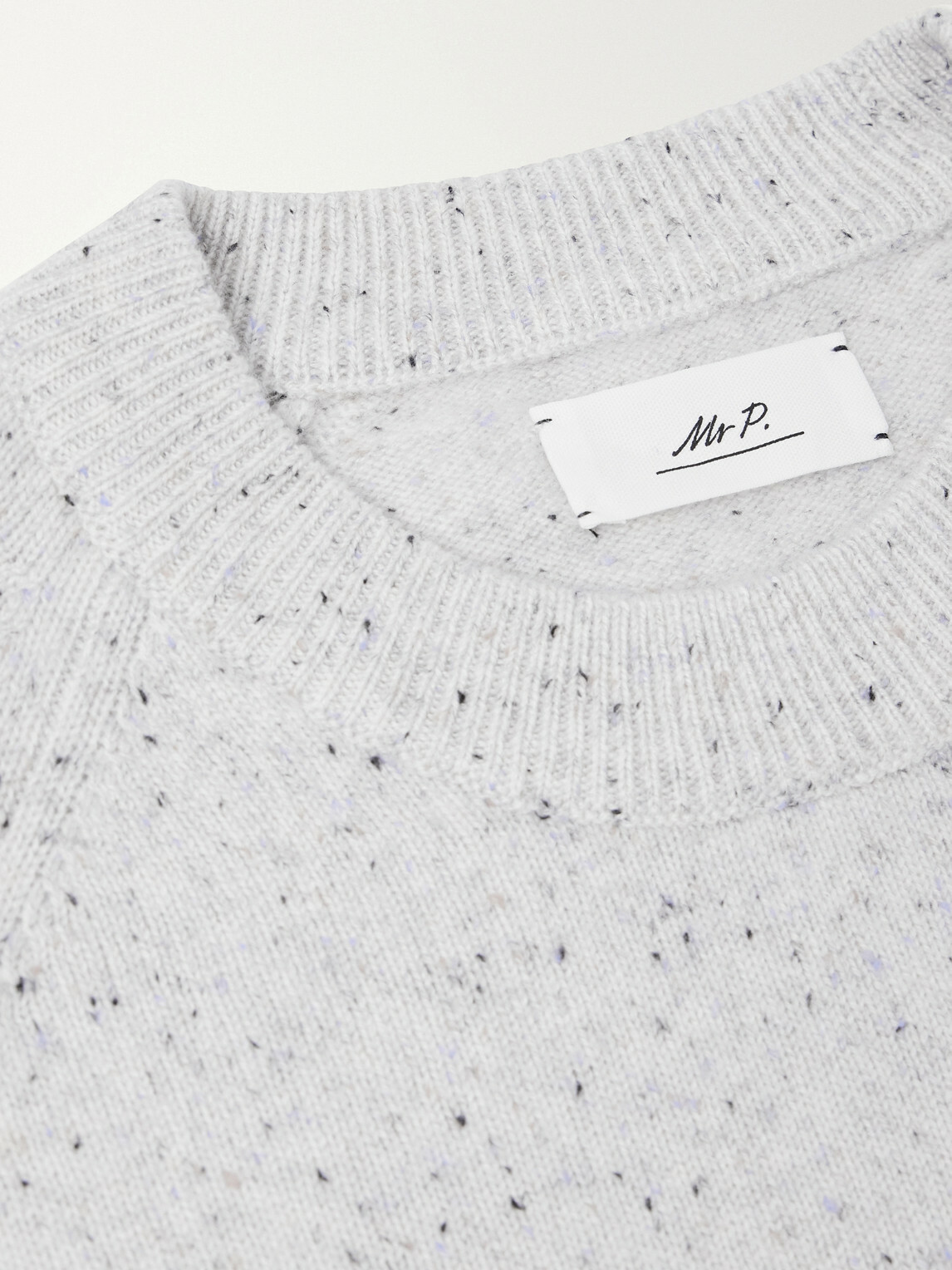 Mr P. - Donagal Cashmere Knitted Sweater - Gray
