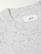 Mr P. - Donagal Cashmere Knitted Sweater - Gray