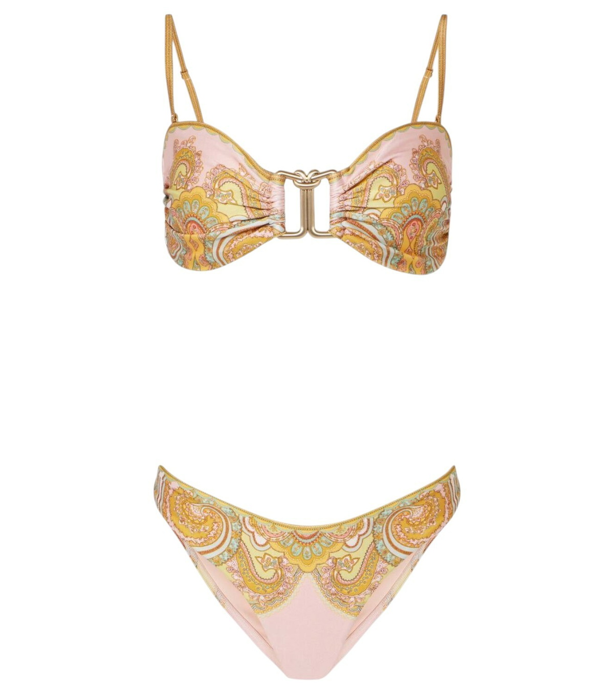 Zimmermann Maxine knot-detail paisley bikini Zimmermann