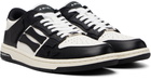 AMIRI Black & White Skel Top Low Sneakers