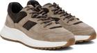 Bally Brown Outline Sneakers
