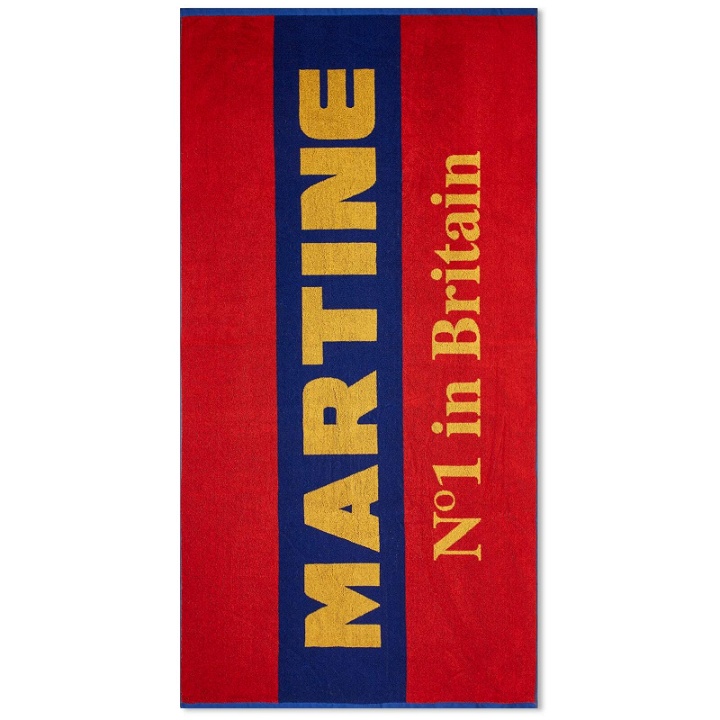 Photo: Martine Rose Women's Logo Beach Towel in Best In Print